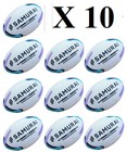 Rugby Ball Size 5 Senior Set of 10 BULK Training Balls Team Kit Job Lot Bundle