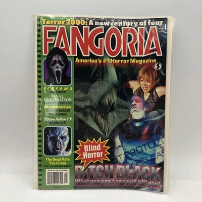 Fangoria Horror Magazine #190 Pitch Black Scream 3 and Final Destination Movies - Image 1 of 3