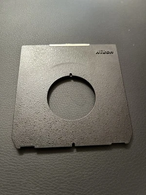Genuine Nikon lens board - copal 1 - Wista Linhof fit - Image 1 of 2