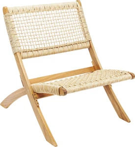 Sedia Pieghevole Copacabana, Rattan, Beige, Taglia Unica - Foto 1 di 12