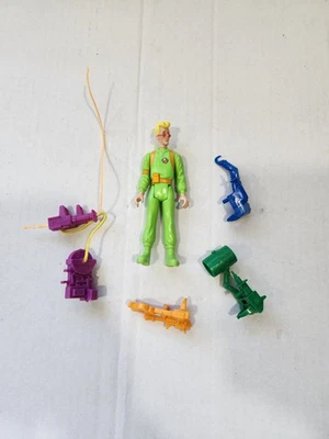 Rare The Real Ghostbusters Slimed Hero Egon  1990 Kenner " With Accessories  - Image 1 of 4