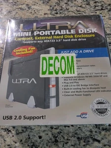 Ultra Mini Portable Disk #ULT31309 Compact,External Hard Disk Enclosure BrandNew - Picture 1 of 2
