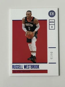 2019-20 Panini Encased - #71 Russell Westbrook /15 - Bild 1 von 2