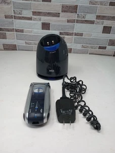 Braun 8000 Series 360 Complete Model 8985 Shaver W/Cleaning Dock Pre Owned  - Picture 1 of 15