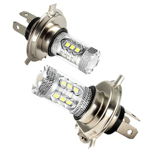 For Arctic Cat 2009-2010 H4 Fog Lights 9003 Beam Motorcycle 2Pcs 6000K - Picture 1 of 12