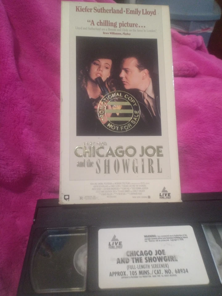 Chicago Joe and the Showgirl (1990) - Rare Screener VHS (Played Once)   Foto 1 de 3