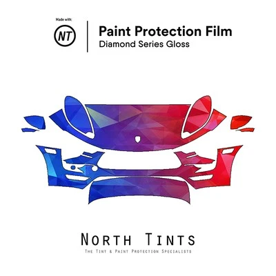 Sujetador transparente con película de protección de pintura precortada PPF Porsche Macan GTS 2016-2018 Foto 1 de 4