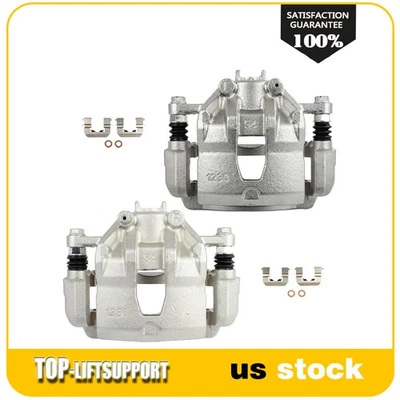 Front Brake Calipers For 2012-2014 Dodge Attitude 2012-2017 Hyundai Accent 2 Pcs Foto 1 de 4