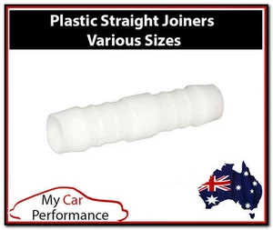 13mm Plastic Straight Joiner Norma Air Water Fuel Car Home - Picture 1 of 3