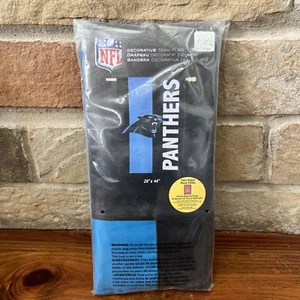 Bandera decorativa del equipo Carolina Panthers NFL 28"" x 44"" pulgadas - nunca abierta - Imagen 1 de 14