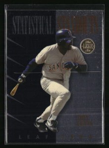 Tony Gwynn 1994 Leaf Statistical Standouts #9-10 Baseball Card
