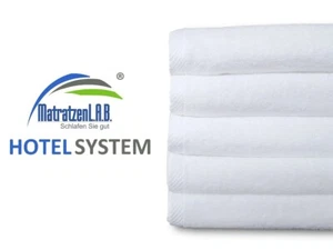20x Hotel 50x100 Gästetücher Handtücher 100% Baumwolle 400g/m² waschbar bis 90°C - Bild 1 von 10