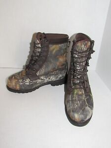 Rocky Camo Hunting Hightop Insulated 6" Bear Claw Boots Boys Youth Size 5 Wide