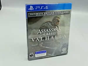 Assassin's Creed Valhalla Ultimate Edition STEELBOOK (Playstation 4/PS4)  *NEW* - Picture 1 of 6