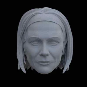 Escultura de cabeza Bo Katan para figuras de 3,75 pulgadas/6 pulgadas/12 pulgadas - Imagen 1 de 1
