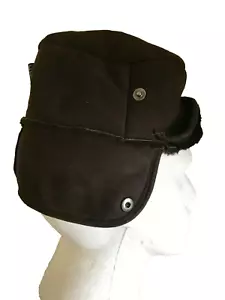 Sombrero de piel de oveja marrón Paul Smith | Sombrero de trampero CHAPKA | Talla M - Imagen 1 de 3