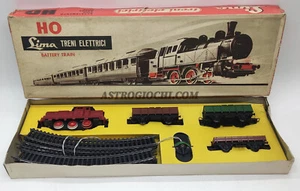 TRENI ELETTRICI LIMA HO 1500 ME DB V60 155 SET MERCI VINTAGE 1963 NEW IN BOX - Picture 1 of 8