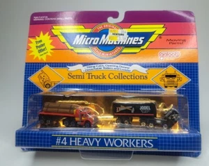 Sealed New MOC Micro Machines Semi Truck Collection #4 Heavy Workers Galoob 1989 - Picture 1 of 8