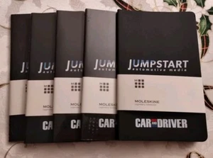 LOT MOLESKINE RULED NOTEBOOK SOFT COVER 8.25"X5" JUMPSTART CAR AND DRIVER PROMO - Picture 1 of 9