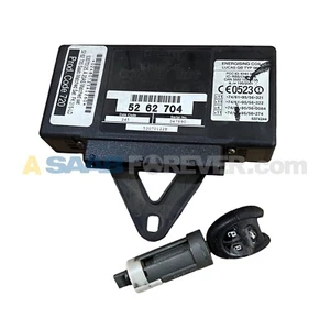 SAAB 9-3 99-03 TWICE COMPUTER W/ REMOTE ANTI-THEFT ALARM MODULE OEM USED 5265806 - Picture 1 of 7