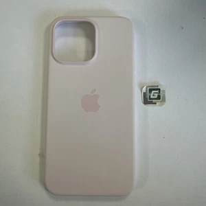 Funda de silicona MagSafe rosa claro genuina OEM MT1U3ZM/A para Apple iPhone 15 PRO MAX - Imagen 1 de 7