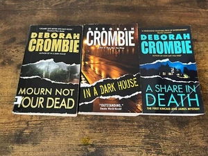 Deborah Crombie KINCAID AND JAMES Mystery Series lot of 3 paperback books - Picture 1 of 1