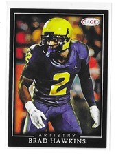 2022 SAGE ARTISTRY BRAD HAWKINS MICHIGAN WOLVERINES ROOKIE CARD