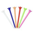  100 Pcs Tees Mixed Color Golfer Help Tool Ball Holder Tools Five Claws