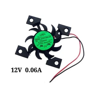 1 PIEZA Nuevo Ventilador de Enfriamiento CPU ADDA AP4512MX-J90 34*37mm DC12V 0.06A 2Pines - Imagen 1 de 2