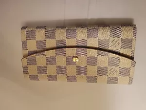 Louis Vuitton LV Portafoglio Lungo N41625 Portafoglio Emilie Damier Azzurro 1934645 - Foto 1 di 5