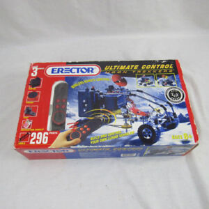 Erector Set Moon Trekkers Vintage Toy RC #9515 Motor Sound Light 296 Parts NOB