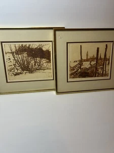 Set Of 2 Signed Numbered Lithographs - Picture 1 of 9