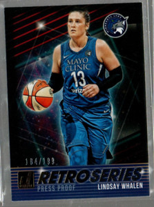 2019 Donruss WNBA Retro Series Press Proof #11 Lindsay Whalen /199