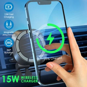 Auto MagSafe Wireless Charger iPhone 12 13 14 Pro Max Handyhalterung Ladegerät - Bild 1 von 13