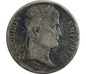 5 Francs NAPOLEON Emperor 1813 LYON - Picture 1 of 2