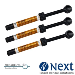 lot x 3 Dental Composite P-Fill Posterior filling MEGADENTA Germany 4.5 gr - Picture 1 of 3