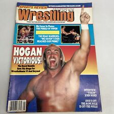 Sports Review Wrestling May 1990 Magazine Hulk Hogan / Roddy Piper WWF