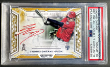 ⚾️ 2018 Shohei Ohtani GOLD Topps Diamond Icons RC 1/1 PSA 10 MVP Batting Red Ink