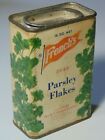 Antique Old Vintage 1940S French French's Parsley Flakes Graphic Spice Tin Can