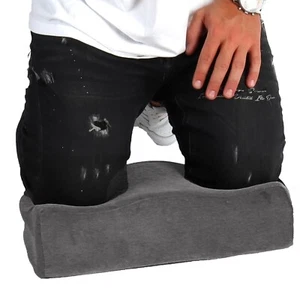 Almohadilla para arrodillar espuma viscoelástica cómoda - cojín de rodilla extra grueso (gris) - Imagen 1 de 8