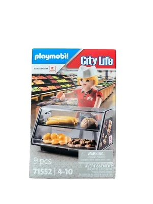 Playmobil City Life 71552 Kaufland Brotverkäuferin Bäckerei Supermarkt Exclusive
