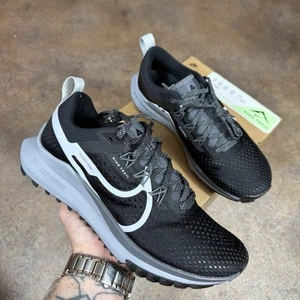 Nike React Pegasus Trail 4 Black Grey Running Trainers UK 5 | FREE SHIPPING ✅ - Picture 1 of 24