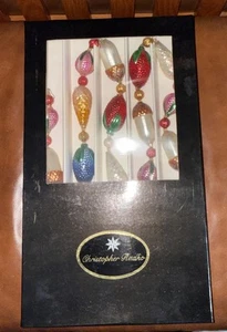 Christopher Radko NUTS & BERRIES GARLAND 1993, #93-064-0 orig box Czech 6' - Picture 1 of 2