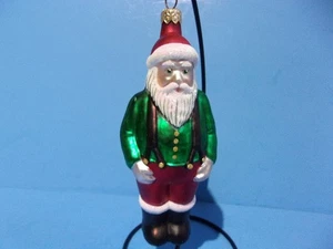Vintage Patricia Breen WORKSHOP SANTA Glas Holiday Ornament 1996 nicht mehr produziert #9653 - Bild 1 von 10
