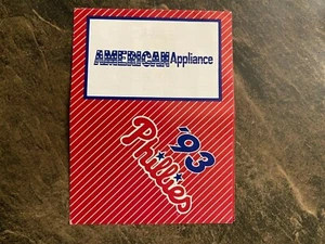 1993 Philadelphia Phillies Pocket Schedule - Picture 1 of 2