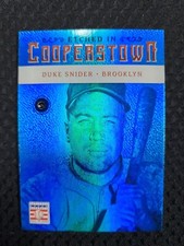 2015 Panini Cooperstown DUKE SNIDER Etched in Cooperstown Real Sapphire #/10