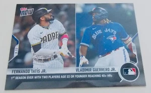 Fernando Tatis Jr./Vladimir Guerrero Jr. Topps Now #844 - Print Run 2,592 - Picture 1 of 4