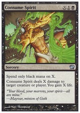Magic the Gathering MTG Consume Spirit (119) Ninth Edition   LP