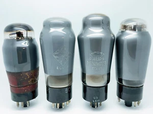 4 x Telefunken Philips Tungsram ECL11 WE13 Vintage Triodo-Haz Power Tubo de Aspiración - Imagen 1 de 4