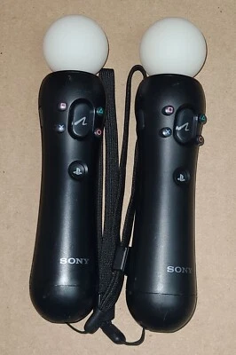2 x Sony PlayStation Move Motion Controller (CECH-ZCM1U) PS3 PS4 VR - Bild 1 von 2